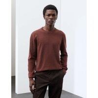 Autograph Pure Cashmere Crew Neck Jumper Chestnut