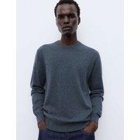 Autograph Pure Cashmere Crew Neck Jumper Nightshade