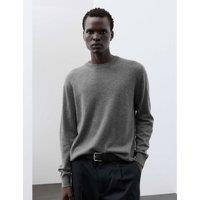 Autograph Pure Cashmere Crew Neck Jumper Medium Grey