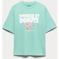 M&S Pure Cotton Simpsons Graphic T-Shirt (6-16 Yrs) Blue