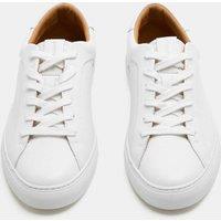 Autograph Leather Cupsole Trainers with Freshfeet White
