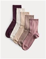 5pk Supersoft Ankle High Socks