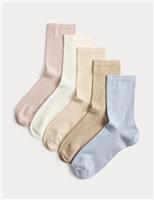 5 Pack Supersoft Crew Socks