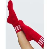 M&S 2 Pack Cotton Rich Sporty Crew Socks Red Mix