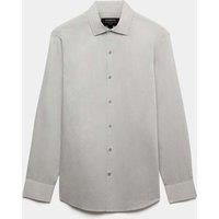 Autograph Slim Fit Cotton Performance Shirt Onyx