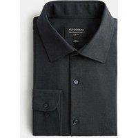 Autograph Performance Slim Fit Shirt with Wool Dark Navy