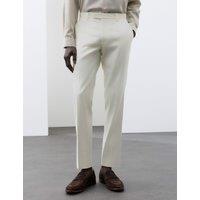 Autograph Tailored Fit Italian Performance Linen Blend Suit Trousers White