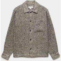 M&S Textured Regular Fit Overshirt Brown Mix
