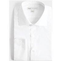 M&S Extra Slim Fit Easy Iron Cotton Blend Shirt White