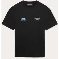 M&S Pure Cotton Williams Racing Graphic T-Shirt Black