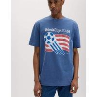 M&S FIFA World Cup 26 Classics USA T-Shirt Navy