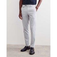 JAEGER Slim Fit Italian Cotton Chinos Grey