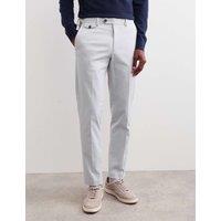JAEGER Tailored Fit Italian Cotton Chinos Grey