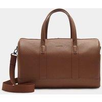 Autograph Leather Pebble Grain Weekend Bag Light Tan