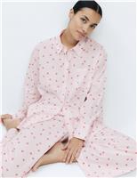 Pure Cotton Heart Print Pyjama Set