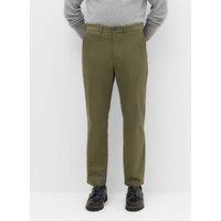 M&S Regular Fit Twill Chinos Hunter Green