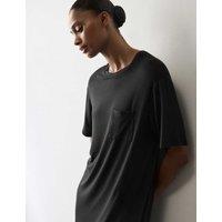 Autograph Modal Rich Mini Nightdress Black