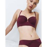 M&S Clara Papertouch Wired Longline Balcony Bra (A-E) Wine