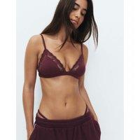 M&S Clara Papertouch Non Wired Bralette Wine