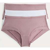 Body by M&S 3pk Flexifit Modal Low Rise Shorts Sugar Plum