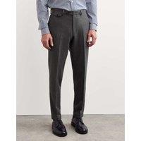 JAEGER Tailored Fit Wool Blend Trousers Charcoal