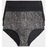 M&S 3 Pack Heavy Absorbency Period Full Briefs White Mix