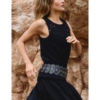 M&S Studded Waist Belt Black