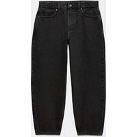 M&S Authentic Barrel Fit Rigid Jeans Black Denim