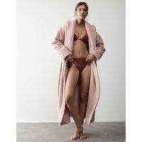 Autograph Premium Short Pile Dressing Gown Mallow