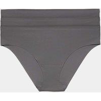 Body by M&S 3 pack Body Invisibles No VPL Brazilian Knickers Dark Grey