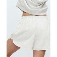 M&S Cotton Rich Loopback Lounge Shorts Grey
