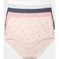 M&S 5pk Cotton Lycra Full Briefs Nightshade