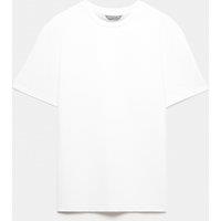 Goodmove Relaxed Soft Touch Cotton Blend T-Shirt White