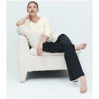M&S Pure Cotton Printed Pyjama Set Neutral
