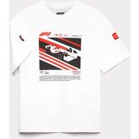M&S Formula 1 T-Shirt (6-16 Yrs) White