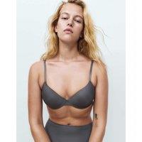 Body by M&S Body Invisibles Padded Wired Demi Cup Bra A-E Dark Grey