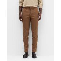 M&S Tapered Fit Elasticated Trousers Spice