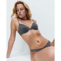 Body by M&S Body Invisibles Non-Padded Wired Demi Cup Bra A-E Dark Grey
