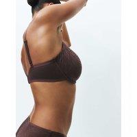 Body by M&S Body Lace Wired Demi Cup Bra F+ Dark Aubergine