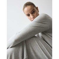 Autograph Modal Rich Long Sleeve Pyjama Top Grey