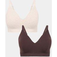 M&S 2 Pack Non Wired Nursing Bras A-D Zircon
