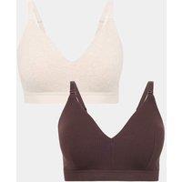 M&S 2 Pack Non Wired Nursing Bras A-D Zircon