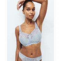 M&S Amelia Lace Non Wired Total Support Bra B-H Light Steel Blue