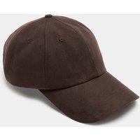M&S Suedette Baseball Cap Chocolate