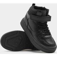 M&S Kids' Leather High Top School Shoes (8 Small-2 Large) Black