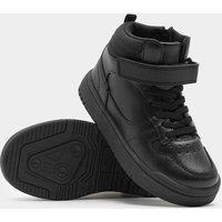 M&S Kids' Leather High Top School Shoes (8 Small-2 Large) Black