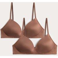 M&S 2 Pack Non Wired First Bra White