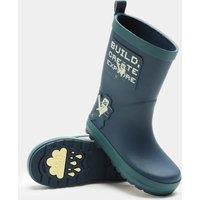 M&S Kids' Minecraft Waterproof Wellies (8 Small-2 Large) Blue Mix