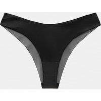 Autograph Silk Blend Scooped Miami Knickers Black