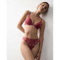 Autograph Savannah Lace Wired Plunge Bra A-E Light Wine